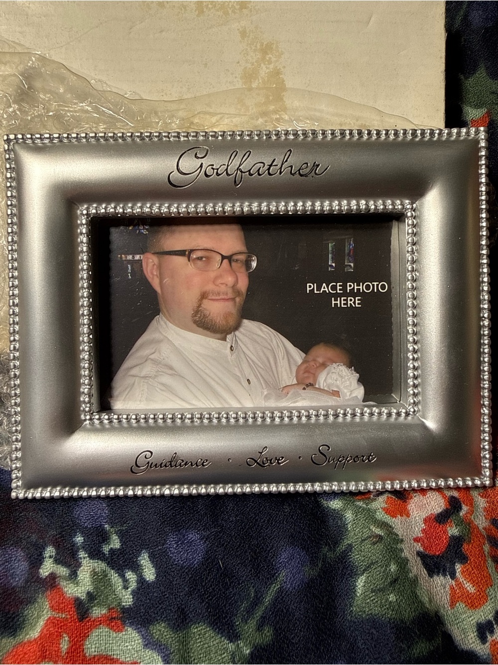 Godfather Silver Picture Frame - Guidance Love Support